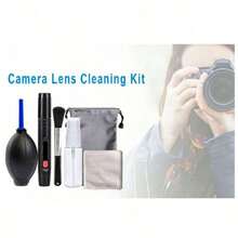 1 Set 6 In 1 Universal Mobile Phone Screen Cleaning Kit - Computer Keyboard Cleaner, Camera Lens Cleaning Tools, Includes Waterproof Bag, Blower, Lens Pen, Cleaning Brush, Spray Bottle, Cleaning Cloth - Compatible With Apple, Nikon And More Devices - 6-in-1 Cleaning Kit - View 3