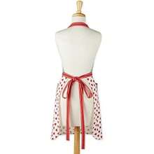 DII - Delantal de Navidad para Mujer, Delantal, , 29.5x26, 1(Kissing Booth Hearts Einheitsgröße) - Multicolor - Ver 2