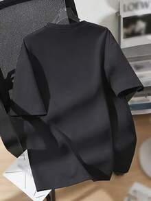 Tween Boy "Los Angeles" Motivational Slogan Graphic Tee, Fashion Summer Top For Boys - Dark Grey - View 6