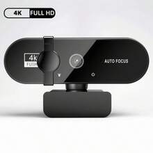 4K Webcam 1080P For PC Web Camera Cam USB Online Webcam With Microphone Autofocus Full Hd 1080P Webcam For Computer - 彩色 - 查看 7