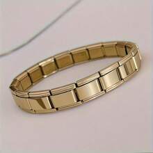 1 chiếc vòng tay co giãn bằng thép không gỉ nguyên khối, có thể tự do phối hợp và kết hợp, có thể dùng làm vòng tay hoặc vòng chân. - Mô-đun màu - Xem 3