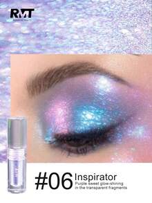 Romantic Beauty RMT: Liquid Eyeshadow With Pearl And Shimmer Effect, Brightens Eye Area Skin, Long-Lasting And Smudge-Proof, Lightweight And Easy To Apply, Suitable For Daily And Party Makeup, Mother's Day Gift, Ideal For Mothers, Wives, Sisters, Girlfriends - Highlighter Eyeshadow - 06 - 查看 11