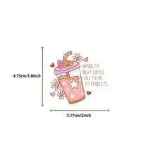 50pcs Funny Coffee Animals Stickers Aesthetic Laptop Car Motorcycle Guitar Luggage Phone Graffiti Sticker Decal - Multicolor - View 3