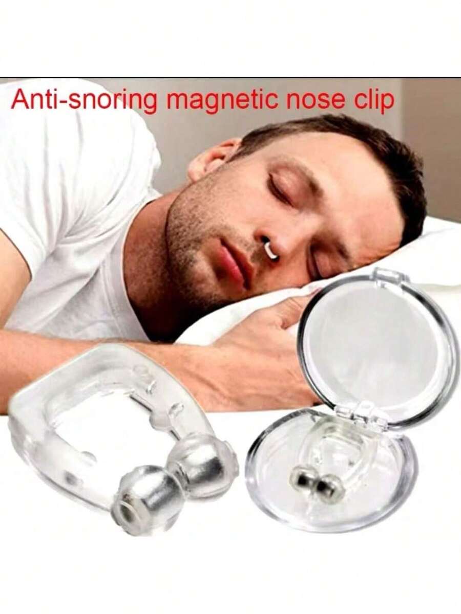 Dispositivo antirronquidos de piezas, Clip nasal, bloqueador de ventilación, anillo de silicona para dejar de roncar, ayuda para dormir de noche, protector de Apnea nocturna, 1 unidad - Multicolor - Ver 1