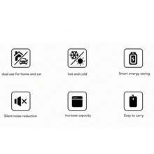 Mini Fridge 12L Cooling Heating Dual Use 12V Car Refrigerator Bedroom Small Freezer - Tipo de Enchufe A USA (110-127V) - Ver 3