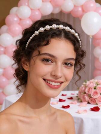 1 st brudhuvudbonad i kristall, trendigt huvudband för brudtärnor