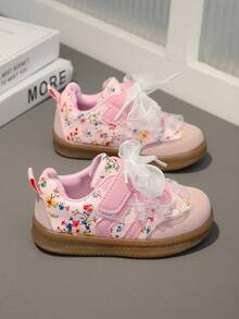 1双春秋季新款时尚可爱软底女童鞋 - 粉色 - 查看 3