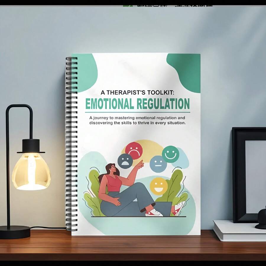 Emotional Regulation, Emotional Management Workbook Super Set, Therapeutic Exercise Sheets, Self-Regulation, Corner Soothing, Nervous System Regulation - Multicolor - View 1