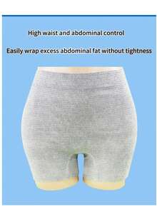 1/5 piezas Ropa interior desechable; Pantalones fisiológicos para viajes de negocios de hotel; Pantalones elásticos de maternidad posparto; Sin costuras, sin ataduras, suaves y elásticos, cómodos (AST) - Ángulo plano - Ver 10