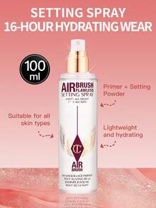 1瓶100毫升 Charlotte Tilbury 2024新款轻盈保湿定妆喷雾，16小时持久防水，适合日常通勤和约会 - 定妝噴霧100ml - 查看 1