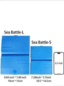 1件装战舰海战策略棋盘游戏，双人互动玩具，趣味战斗，适合家庭、朋友聚会、节日派对、生日礼物 - 彩色 - 查看 3