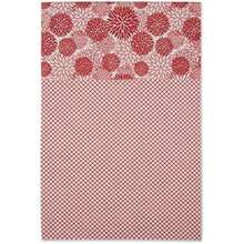 DII Kitchen Millennium Forro protector para estantes o contenedores del refrigerador, se puede lavar, es antiadherente - incluye 6, cortar para ajustar, rojo(Dhalia Tango Red Fridge Liner) - Multicolor - Ver 3