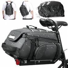 NEWHEY Bike Bags For Bicycle Rear Rack 15L Waterproof Bike Ebike Trunk Pannier Saddle Bag With Rain Cover Bike Accessories Backpack Shoulder Bag For Commuter Travel Outdoor - Multicolor - View 9