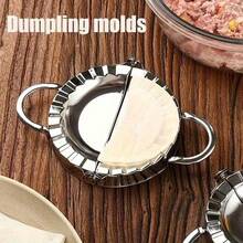 2 piezas Molde para Empanadillas de Acero Inoxidable - Herramienta sencilla y fácil de usar para prensar y cortar que permite hacer empanadillas, tartas y pasteles perfectos - Utensilio de cocina esencial para una cocción sin esfuerzo - Multicolor - Ver 5