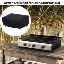 Complete Christmas Gift: All-Weather Oxford Cloth BBQ Grill Cover. This Durable Grill Cover Is Dust-Proof, UV-Resistant, And Fade-Resistant, Suitable For Standard-Sized Grills. It Is A Must-Have For Holiday BBQs. This Thick Oxford Cloth BBQ Cover Is Windproof And Weatherproof, Durable, And Fits Most Standard-Sized Grills, Meeting The Needs Of Outdoor Celebration Activities. Grill Cover Only. Please Verify The Specifications And Size Before Purchasing.