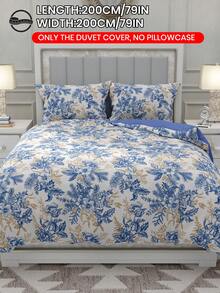 2/3件套花卉图案被套组，柔软舒适，优雅花卉设计，适合家居、宿舍、现代生活，四季皆宜，儿童、学生、成人适用，尺寸可选：单人床、双人床、大号双人床、特大号双人床，适合秋季装饰和房间装饰。 - 彩色 - 查看 15