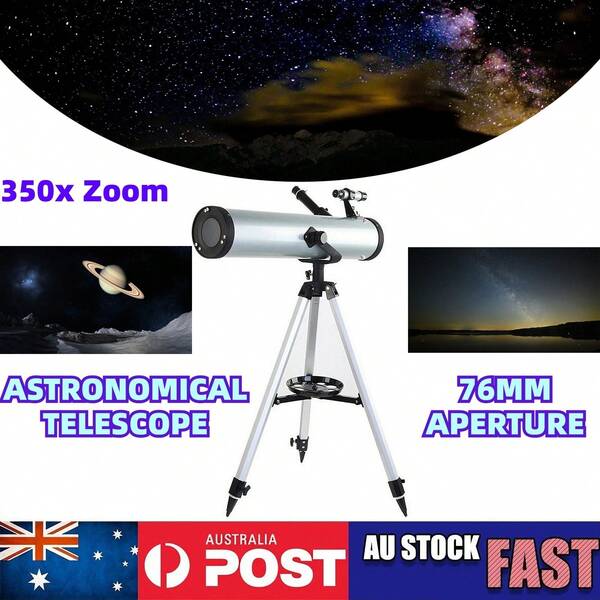 350x Astronomical Telescope Metal Tripod 700mm Focal Length