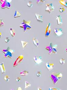 230pcs/Box Fashionable Tooth Gem Kit,Y2K DIY Crystals Jewelry Kit,4 Color Professional Cool Gems For Women, And Easy To Get Started,Unleash Your Sparkly Smile - Multicolor - View 7