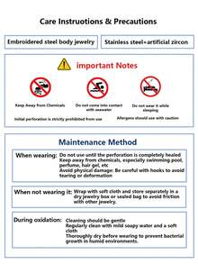 18K金鼻环 - 20克316L不锈钢男女通用鼻环，标准款或加长款，黄金、白金、玫瑰金可选，镶嵌锆石或球形鼻钉