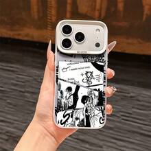 Funda de Teléfono de Personaje de Cómic Súper Linda N-Nana, Compatible con los Modelos  17, 16E, 16, 15, 14, 13, 12, 11 Mini, Pro, Max, Air, X, XR, XSMAX, 8 y 7 Plus, Hecha de Material Mate para Protección contra Caídas y Viene con una Correa de Mano Desmontable - Colores mezclados - Ver 7