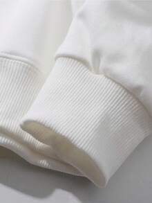 Old School Legend Hoodie Red Chevy 'Never Outclassed' Heather Rust Crewneck Casual Graphic Top For Fans Menswear Biker Tropical Hoodie Man Made In USA Vintage Classic Crewneck Hoodie - White - View 6