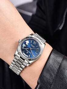 PAGANI DESIGN 原创 DD36 机械男士腕表 自动上链 不锈钢 蓝宝石玻璃 防水男士腕表 PD-1752 - 藏蓝色 - 查看 5