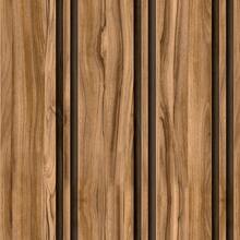 Adhesive Wallpaper With Rustic Oak Wood Ribbed Pattern, Thick Strips - Multicolored 2 - View 7