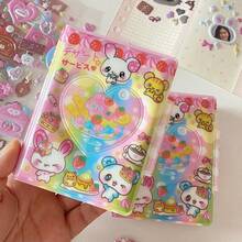 1 cuốn album ảnh chủ đề động vật dễ thương phong cách retro, album ảnh Kpop, hình dâu tây, hình thỏ, phù hợp với ảnh kích thước 3-3.5 inch, bộ sưu tập ảnh nhân vật anime/game, thích hợp làm quà tặng lễ Phục sinh. - Màu sắc - Xem 3