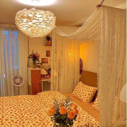 1 peça elegante painel de cortina com acabamento em renda branca, adequado para gazebo externo, festa de casamento, sala de estar e quarto, tecido voile romântico francês, roupa de cama ajustável e renda, adequado para cama de casal/queen size, decoração de quarto, decoração de casa, decoração de sala de estar, cortinas