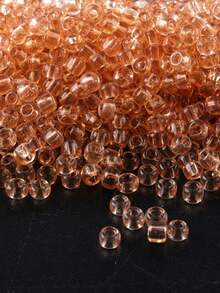 GO2CJBEADS DIY串珠工艺材料 10克手链珠 多色 2毫米圆形玻璃珠，用于珠宝制作