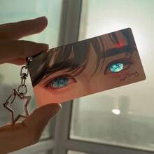 Cartoon Creative Acrylic Eye Pendant Keychain, Idol Merchandise - Multicolor - View 3