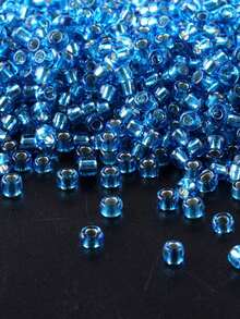 GO2CJBEADS DIY串珠工艺材料 10克手链珠 多色 2毫米圆形玻璃珠，用于珠宝制作