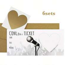 2/5张音乐会/音乐节刮刮卡 | 惊喜音乐门票 | 生日、婚礼和节日庆典的理想之选 | 纸质，英文 - 彩色 - 查看 7