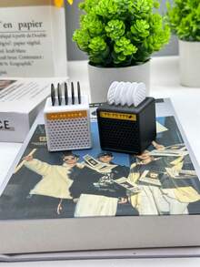 1pc Guitar Pick Holder (Multiple Colors Available), Can Be Paired With Pick Set, Minimalist High-End Decorative Style, Creative Music Accessory, Desktop Guitar Pick Storage Box, Suitable For Picks 0.062 Inches Or Thinner, Also Can Be Used As Game Accessory Storage Box, Durable And Space-Saving. - Multicolor - View 6