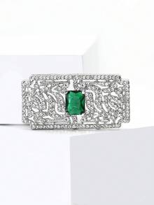 Trâm cài áo cưới đính đá sang trọng - Ghim pha lê dành cho phụ nữ - Phụ kiện cưới/ Quà tặng mùa cưới cho bạn bè - Đá đính cô dâu - Xem 14