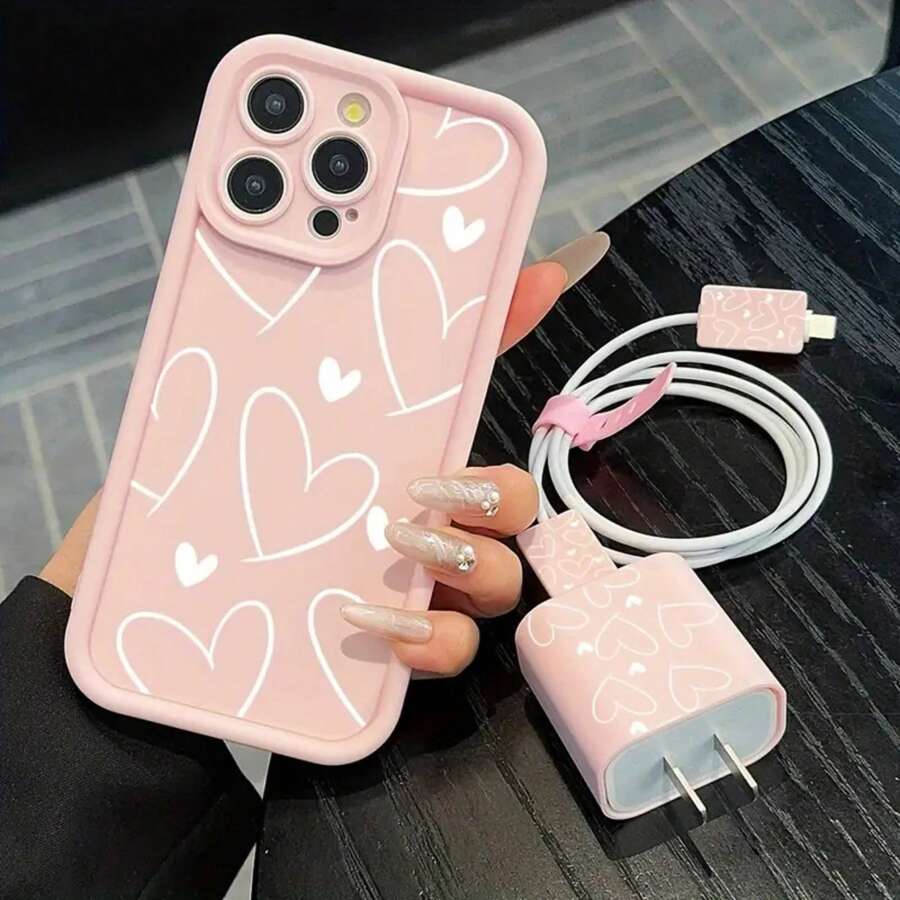 Capinha Capa de Silicone Padrão de coração Anti queda e Macia para I P H ONE XR 11 12 13 14 15 16 PRO MAX 14 15 16 PLUS REDMI A2 A3 8 9A 10C 12 13 14C  11 12 LITE POCO F3 F5 M3 M4 PRO X3 X5 X6 NOTE 8 9 11 12 13 14 PRO Galaxy A03 A04 A05 A10 A11 A12 A13 A14 A15 A20 A23 A32 A34 A35 A50 A51 A52 A54 A55 A71 A72 M34 S20 FE S21 FE S22 ULTRA S23 FE S23 ULTRA S24 ULTRA S24 PLUS MOTO E13 G04 G24 E14 G14 G22 G30 G10 G20 G34 G53 G54 G84 - J5 - Visão 1