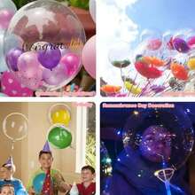 50 Globos Bobo Globos Burbuja Ballón Pvc Transparente 18in UCPW - Claro - Ver 6