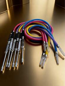 1.8m Leather Hookah Hose, Suitable For Bars, Pubs, KTVs, Shisha Pipes - Black - View 6