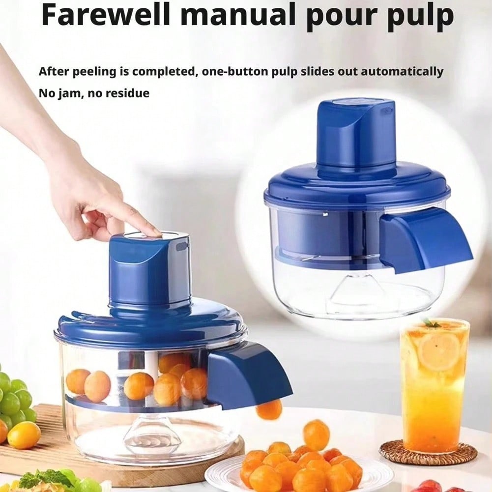Nuovo tipo di sbucciatore elettrico, sbucciatore automatico portatile per frutta, sbucciatore per frutta e verdura da cucina, sbucciatore efficiente per frutta e ingredienti, sbucciatura rapida di fru 