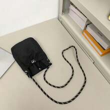Women's Summer Mobile Phone Wallet Lightweight Shoulder Bag - màu đen - Xem 2