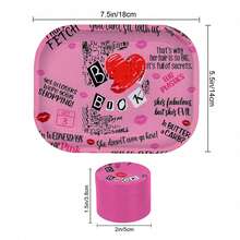 OFFPUFF 2 Pieces Pink Book Grinder And Rolling Tray - Multicolor - View 3