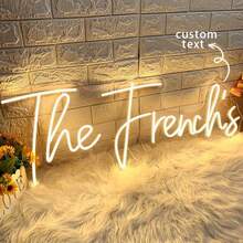 定制霓虹灯婚礼装饰，定制LED霓虹灯房间装饰，适用于婚礼、酒吧、沙龙、美容院、商业照明招牌，个性化霓虹灯，适合各种活动、生日礼物、订婚派对装饰