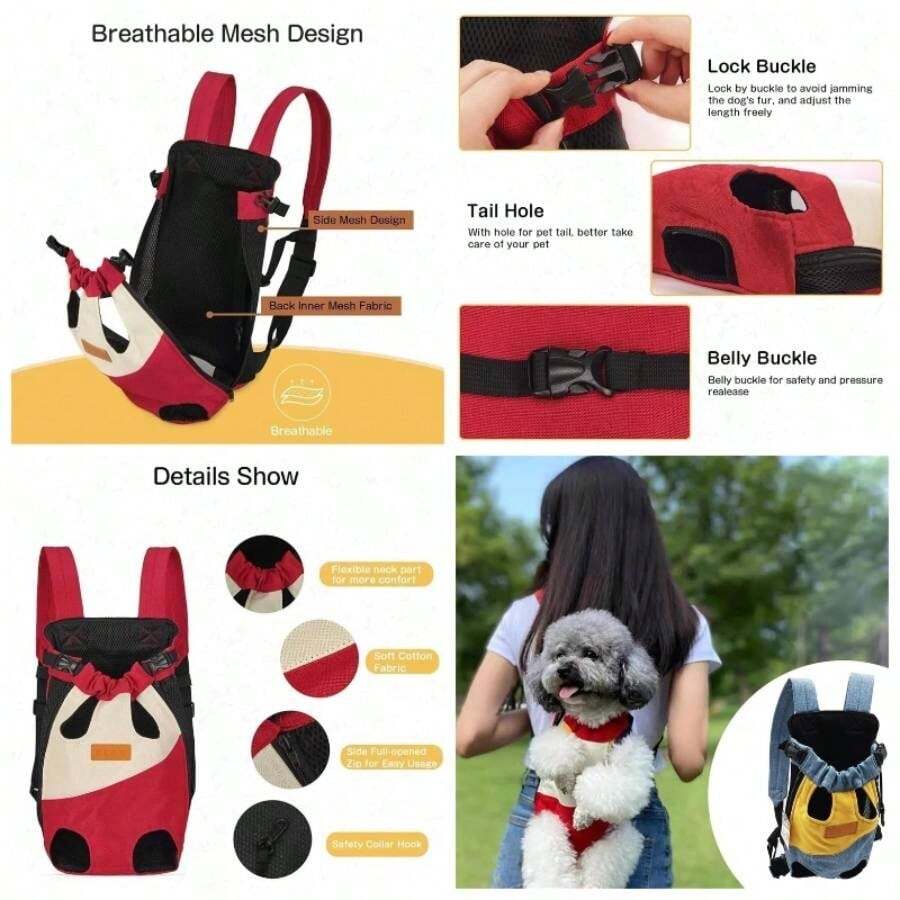 Dog Backpack - Medium + 02 - View 1