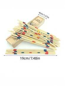 31pcs Creative Family Gathering Interactive Fun Wooden Stick Game Props, Stick Picking/Bamboo Stick Game Props, Designed To Cultivate Thinking Ability And Promote Interesting Parent-Child Interaction, Made Of Durable Materials, Suitable For Social Gatherings, Parties, Family Gatherings, Corporate Team Building Activities, Birthday And Holiday Parties, Christenings, Housewarming Events, Valentine's Day, Weddings And Everyday Home Use. - Multicolor - View 8