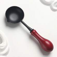 1pc Sealing Wax Melting Spoon, Vintage Style Tool For Melting & Sealing Wax, Handcrafted Wood And Alloy Desk Accessory For Wax Sealing And Decor - Multiple Sizes - View 22
