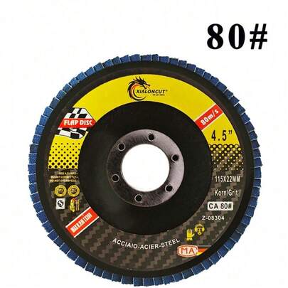 20X FLAP GRINDING SANDING DISCS 115mm 4.5" 80 GRIT ANGLE WHEEL For Mild Steel