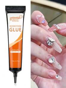 جل لاصق أظافر فائق القوة بسعة 15مل/30مل، مناسب لنحت وتصميم فن الأظافر ثلاثي الأبعاد، ملصقات بودرة كروم للزخرفة، يتطلب تثبيت بمصباح أشعة فوق بنفسجية/LED - شفاف - مشاهدة 8