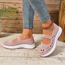 Zapatos planos de mujer - Rosa - Ver 4