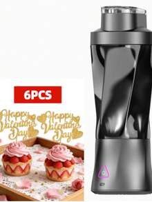 8pcs Valentine's Day Themed Cake Toppers, Love Themed Party Baking Picks, Suitable For Wedding, Valentine's Day Cake, Anniversary, General Celebration - Multicolor - View 14