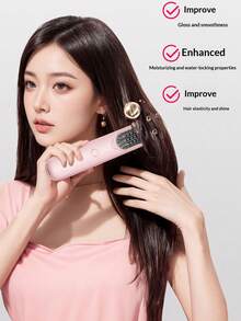 无线直发梳，可充电，低功耗，便携式，直发卷发二合一美发造型器，学生必备，新款无线负离子直发梳，USB充电，直发卷发二合一美发造型器